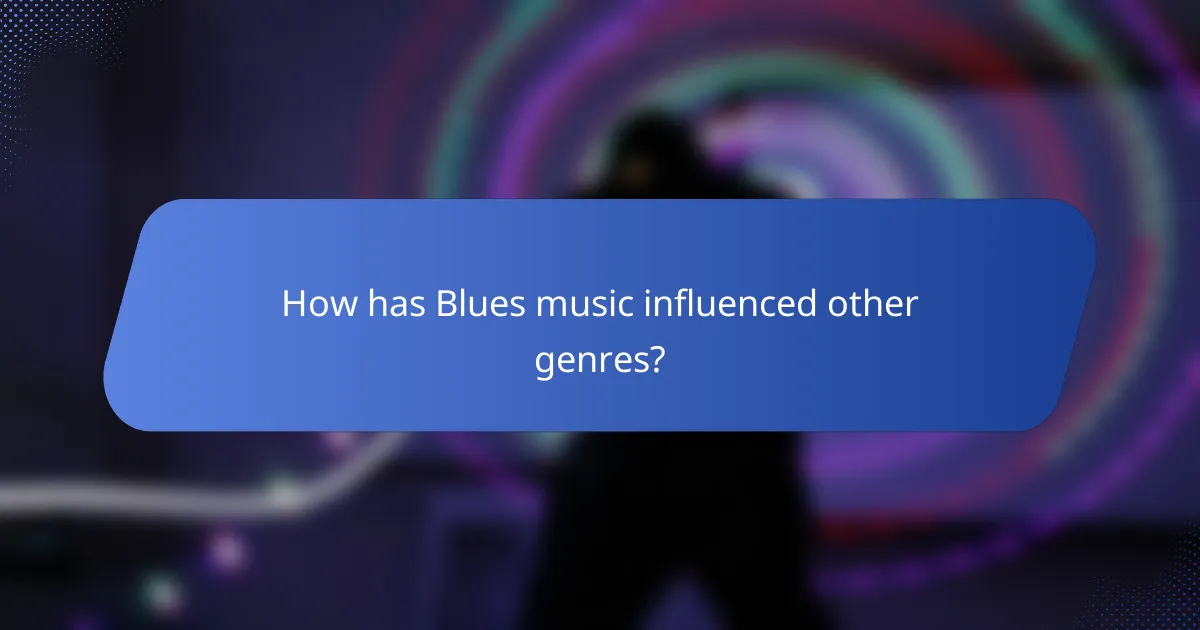 How has Blues music influenced other genres?